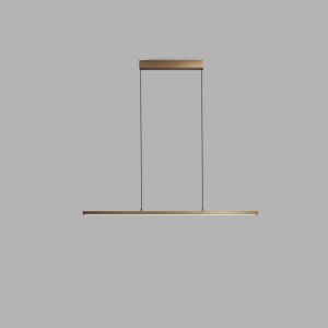 LED-Pendelleuchte SLIM 150cm rosegold