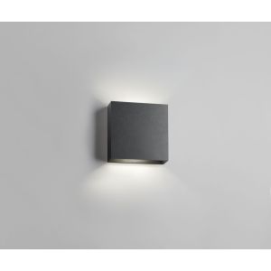 LED-Wandleuchte COMPACT 15x15cm (up&down) schwarz