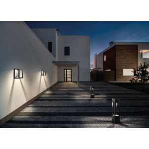 Light-Point LED-Wandaußenleuchte LANTERN 11x14cm schwarz 3000K 257513