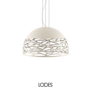 Lodes Pendelleuchte KELLY DOME weiß 14126 1000 weiß