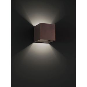 Lodes LED-Wandleuchte LASER 10x10cm champagner 03652 45