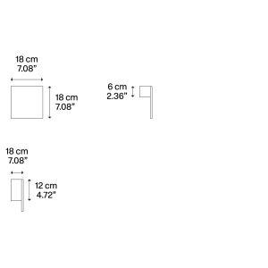 Lodes LED-Wand-/Deckenaußenleuchte PUZZLE OUTDOOR SINGLE 14693