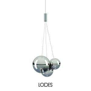 Lodes 3er-LED-Pendelleuchte RANDOM 16420