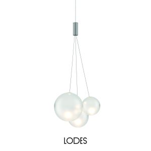 Lodes 3er-LED-Pendelleuchte RANDOM 16420