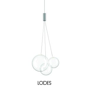 Lodes 3er-LED-Pendelleuchte RANDOM 16420