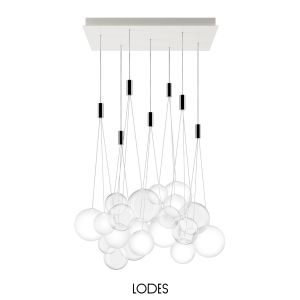 Lodes 3er-LED-Pendelleuchte RANDOM 16420