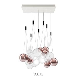 Lodes 3er-LED-Pendelleuchte RANDOM 16420