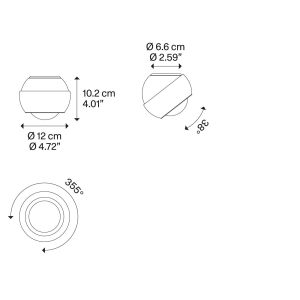 Lodes LED-Deckenspot SPIDER