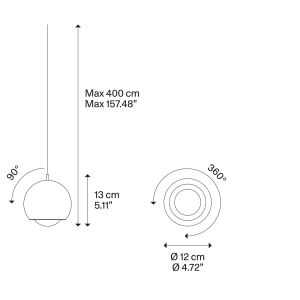 Lodes LED-Einzelpendel SPIDER 16010