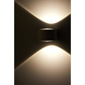 LOOM Design LED-Wandaußenleuchte FREY Schwarz 808-001