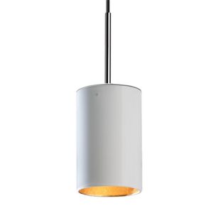 Lumexx LED-Einzelpendel LENXX 2700K weiß/gold 1-564-27-1