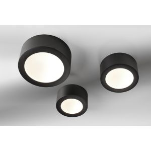 LED-Deckenleuchte BOWL schwarz 15cm/17cm/23cm
