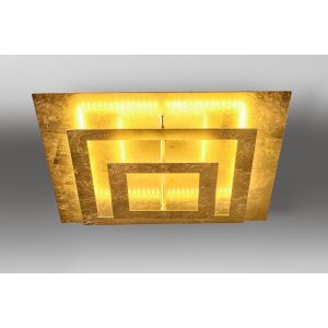 Lupia LED-Deckenleuchte SQUARE 40x40cm Blattgold 2820-1-38