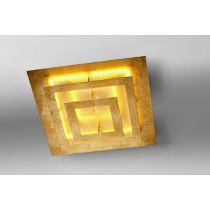 Lupia LED-Deckenleuchte SQUARE 40x40cm Blattgold 2820-1-38