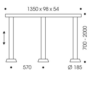 Oligo Höhenverstellbare LED-3er-Pendelleuchte GLANCE