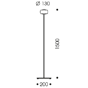 Oligo GRACE LED-Stehleuchte G44-931-10-05