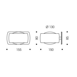 Oligo GRACE LED-Wandeinbauleuchte