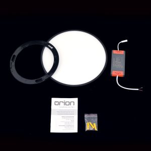 Orion LED-Wand-/Deckenleuchte BULLY 28cm Schwarz DL 7-657/28 schwarz