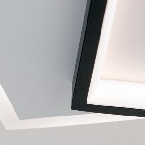 orion- LED-Deckenleuchte EMANUEL 50x60 cm weiß-schwarz DL 7-692 weiß-schwarz