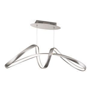 LED-Pendelleuchte CIRCUS Nickel matt