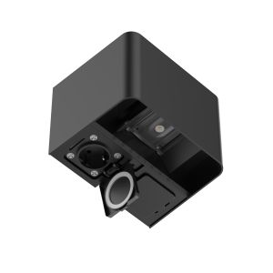 TLG SLC LED-Wandaußenleuchte SHADOW schwarz (mit 2 Steckdosen) SLC1410
