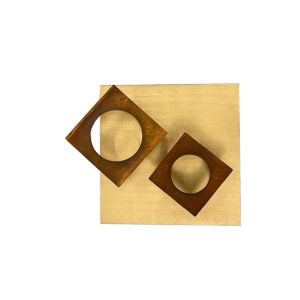 Icone Deckenleuchte Petra 2 gold mit rost 