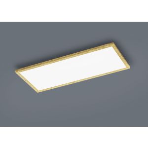 LED-Deckenleuchte RACK 60x25cm Blattgold