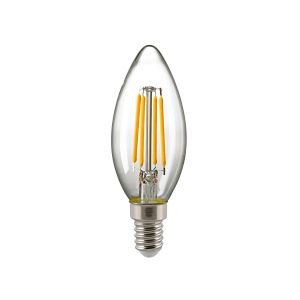 Sigor 4,5W LED-Filament Kerze klar E14 dimmbar 6132601