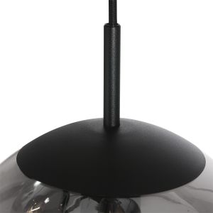 Steinhauer Lighting Pendelleuchte BOLLIQUE Schwarz 5-flammig 2730ZW