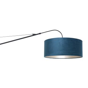 Steinhauer Lighting Wandleuchte ELEGANT CLASSY Blau Schwarz 8244ZW