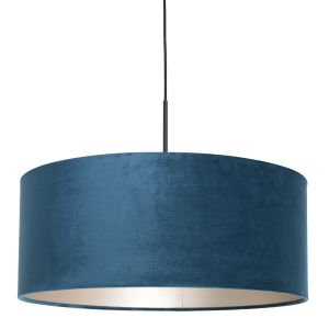 Steinhauer Lighting Pendelleuchte SPARKLED LIGHT Blau Schwarz 50 cm 8248ZW