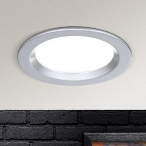 Hausmarke LED-Einbauleuchte 9cm Str 10-487 silber