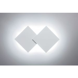 Lodes LED-Wand-/Deckenleuchte PUZZLE DOUBLE SQUARE weiß/schwarz 14642