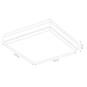 LCD Wand- und Deckenleuchte LED 5060