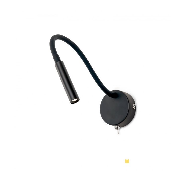 Hausmarke LED-Wandleuchte FLEXI WA 2-1343 schwarz