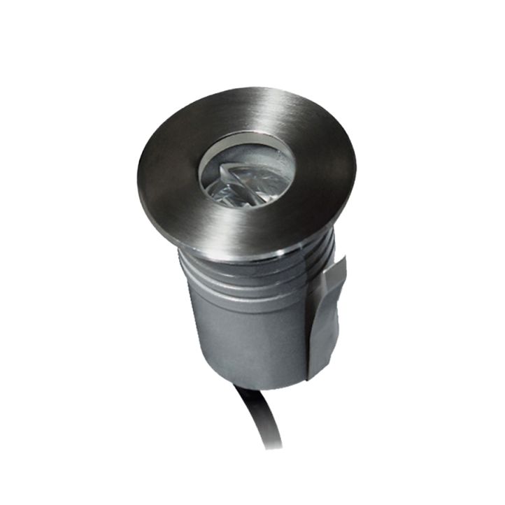 Mobilux LED-Bodeneinbaustrahler IP67 R 240V1x3W 45° 3000K silber Mobilux LED-Bodeneinbaustrahler IP67 R 240V1x3W 45° 3000K silber