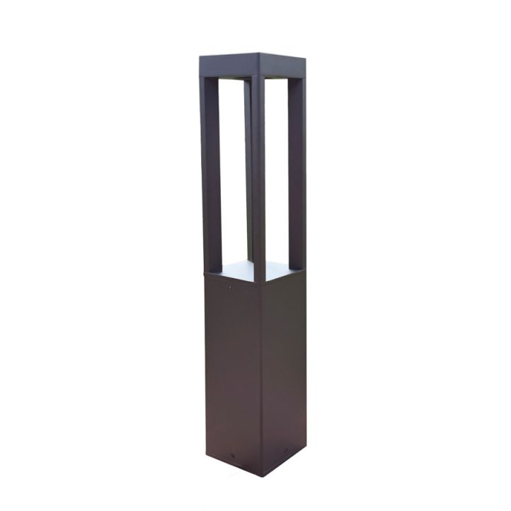 mobilux Pollerleuchte CUBIC POLLER dim2warm IP64 dunkelgrau