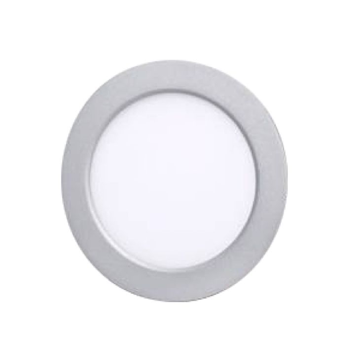 Mobilux LED-Einbauleuchte MOBiLED PANEL 180R 12 W 3000K silber