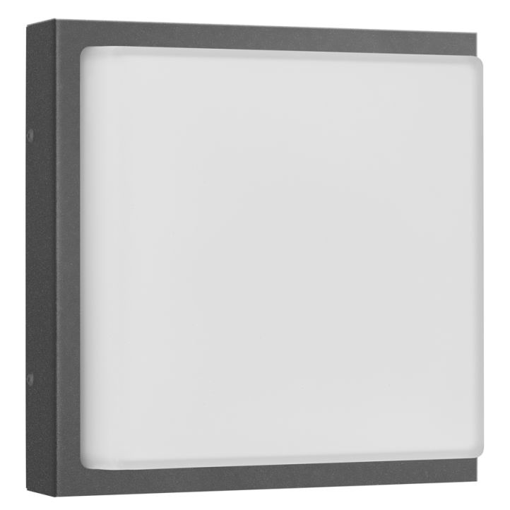 LCD LED-Wandaußenleuchte 25x25cm graphit 045LED LCD LED-Wandaußenleuchte 25x25cm graphit 045LED
