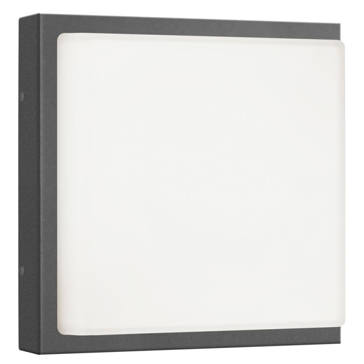 LCD Wandaußenleuchte 25x25cm graphit 045 LCD Wandaußenleuchte 25x25cm graphit 045