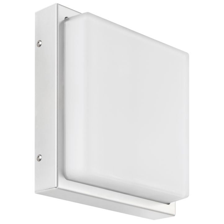LCD LED-Wandaußenleuchte mit Sensor 25x25cm Edelstahl 046LEDSEN LCD LED-Wandaußenleuchte mit Sensor 25x25cm Edelstahl 046LEDSEN