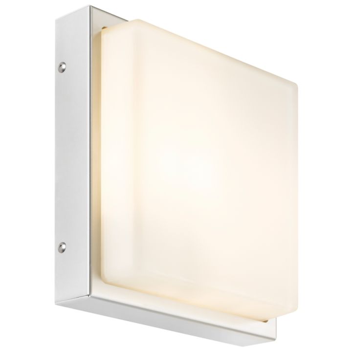 LCD Wandaußenleuchte mit Sensor 25x25cm Edelstahl 046SEN LCD Wandaußenleuchte mit Sensor 25x25cm Edelstahl 046SEN