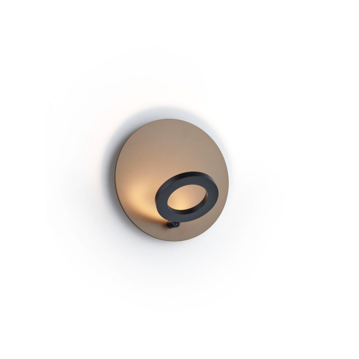 Knapstein LED-Wandleuchte MEGGI Bronze/schwarz 21.853.37