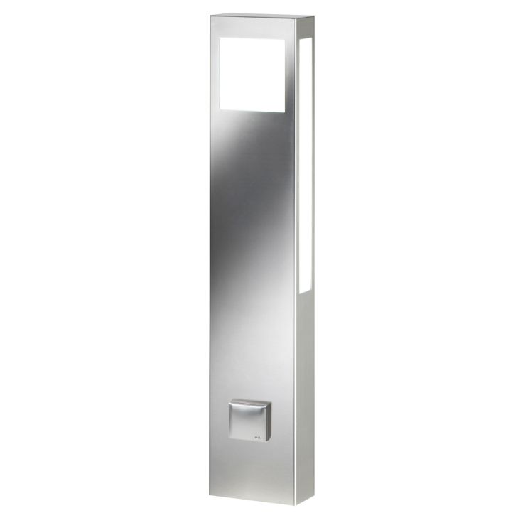 CMD LED-Pollerleuchte AQUA PAULO Edelstahl mit Steckdose 24/ST