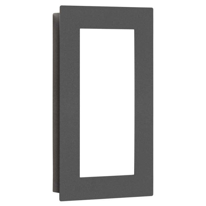 LCD LED-Wandaußenleuchte 30x17cm Graphit 3008LED LCD LED-Wandaußenleuchte 30x17cm Graphit 3008LED