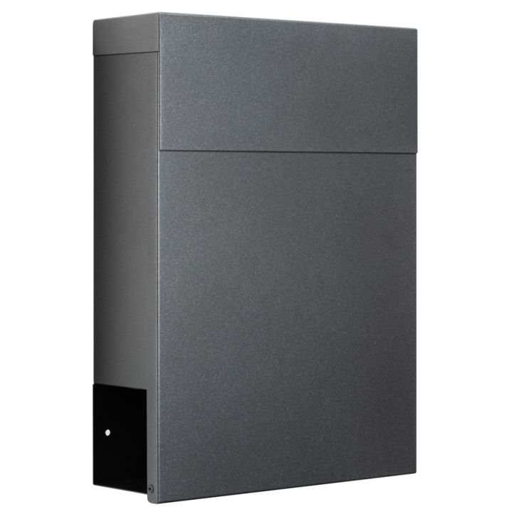 LCD Briefkasten mit Zeitungsfach 44x32cm Graphit 3030