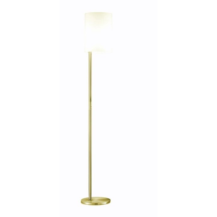 GKS Knapstein LED-Deckenfluter KIRA Messing matt/Chintz weiß 41.953.03-10 GKS Knapstein LED-Deckenfluter KIRA Messing matt/Chintz weiß 41.953.03-10