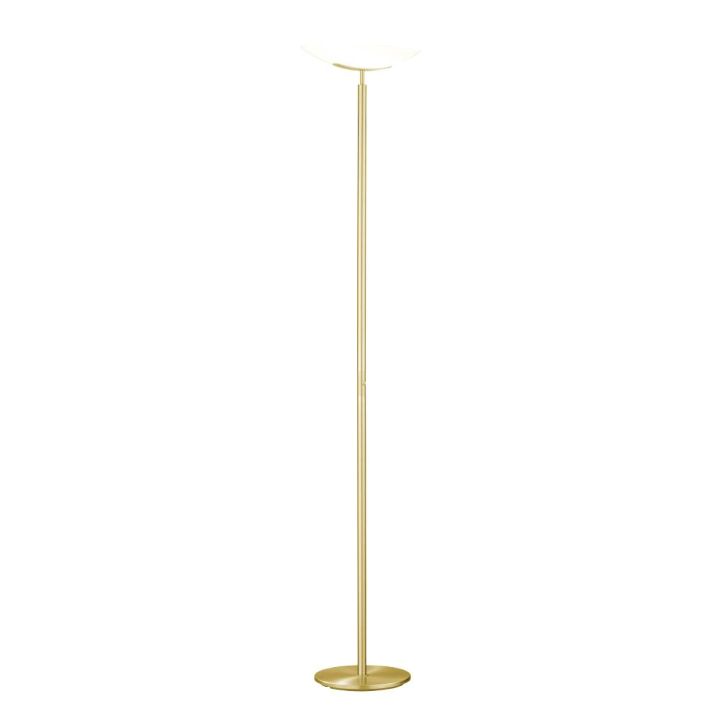 GKS Knapstein LED-Deckenfluter ALMA Messing matt/Opalglas weiß 41.961.03 GKS Knapstein LED-Deckenfluter ALMA Messing matt/Opalglas weiß 41.961.03