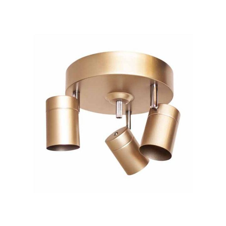 By Rydens Deckenleuchte Correct 3-flam Gold matt 4200710-6501