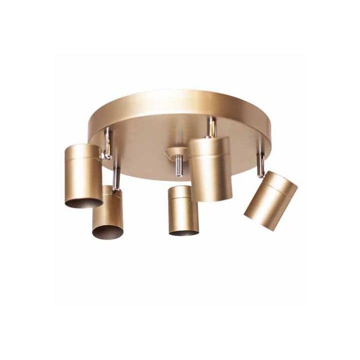 By Rydens Deckenleuchte Correct 5-flam Gold matt 4200730-6501 By Rydens Deckenleuchte Correct 5-flam Gold matt 4200730-6501